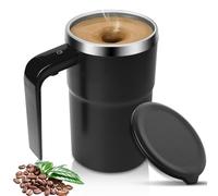 Taza Autoagitable de Café de 380 ml, Magnética, Con Tapa, Recargable por USB, Lavable, Mezcla Eléctrica para Leche/Chocolate Caliente