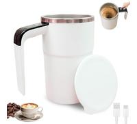Taza automática de mezcla: taza magnética recargable por USB lavable, mezclador eléctrico para café 380 ml