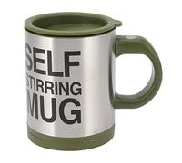 Taza Automática para 400ml, Vaso Eléctrico Mezclador para Café y Bebidas - Mezcla Estable con Aislamiento Térmico, Fácil Operación para Uso Diario (DE verde)