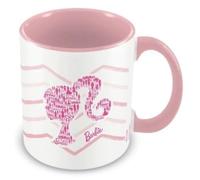 Taza Barbie Silueta Y Logo Cerámica 320 Mls