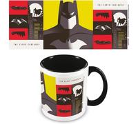 Taza Batman El Cruzado De La Capa Colores Dc Cerámica 320 Mls