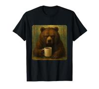 Taza Bear Grumpy Coffee Morning Humor Wildlife Cansed Camiseta