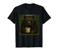 Taza Bear Grumpy Coffee Morning Humor Wildlife Cansed Camiseta