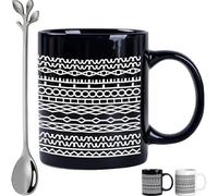 Taza "Bésame el Culo", Taza de Café con Mensaje Críptico, Divertidas Tazas Minimalistas para Adultos | Taza de Café de 325 ml y 450 ml | Regalo Sarcástico para Hombres, Mujeres, Él o Ella (#B-15OZ)