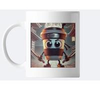 Taza Brain rot meme Trallalero trallalà thun thung thung saur and friend (Cappuccino Assassino)