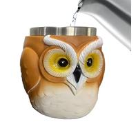 Taza Búho de Café - y Bebidas en Forma, modern, Accesorios Resina Para Escritorio, Decoración Animal Acero Inoxidable | Multipurpose Outdoor Indoor Utility stylish functional high-performance