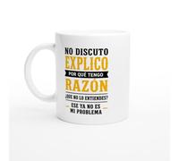 Taza Cabezota Amarillo Que No Lo Entiendes Ese Ya No Es Mi Problema | Taza Humor Sabelotodo - Idea de Regalo Original