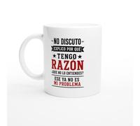 Taza Cabezota Rojo Que No Lo Entiendes Ese Ya No Es Mi Problema | Taza Divertida Sabelotodo - Idea de Regalo Original