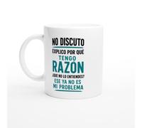Taza Cabezota Turquesa Que No Lo Entiendes Ese Ya No Es Mi Problema | Taza Humor Sabelotodo - Idea de Regalo Original