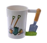 Taza Café Cerámica 400ml Jardín Happy Puckator Con Caja