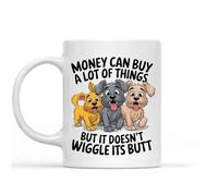 Taza Café El Dinero Novedoso Puede Comprar Muchas Cosas, Pero No Mueve El Trasero. Divertido Taza Desayuno Vintage Mug Coffee Para Espresso Familiare Leche