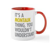Taza Café Es Una Cosa De Montauk Vintage Taza De Café De Cerámica Elegancia Mug Para Espresso Leche Recuerdos