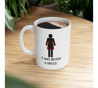 Taza Café Femmes Voyageuses Qui S'Émancipent : « Ce N'Était Jamais Une Robe » - Message De Motivation Minimalista Taza Te Divertido Taza De Porcelana Para Oficina Té Decorar