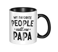 Taza Café Mis Personas Favoritas Me Llaman Papá Original Regalo Para Enamorados Tazas Graciosas Apta Para Microondas Regalo Para Jubilación Tazas Desayuno 11Oz