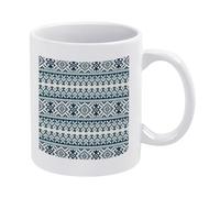 Taza Café Motifs De Style Africain Elegancia Taza De Cerámica Con Asa Taza De Porcelana Para Decorar Leche Amiga