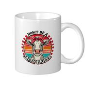 Taza Café No Seas Una Novilla Salada Con Asa Taza Te Vintage Mug Para Oficina Decorar Recuerdos