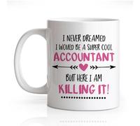 Taza Café Nunca Soñé Que Sería Contador Vintage Taza Minimalista Mug Coffee Para Leche Amiga Decorar