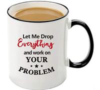 Taza Café Oficina Déjame Dejarlo Todo Y Trabajar Elegancia Taza Resistente Tazas De Desayuno Para Familiare Oficina Té