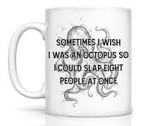 Taza Café Ojalá Fuera Un Animal Marino. Abofetea A Ocho Personas. Inapropiado. Personalizada Taza Cerámica Divertido Mug Coffee Para Amiga Recuerdos Espresso