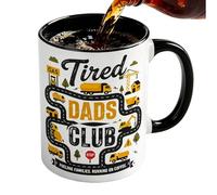 Taza Café Para Papá | Taza De 330 Mililitros Con Un Estampado Novedoso De Coches Y Mapas | de Café de Cerámica Divertida y Graciosa - Para Papá, Esposo, Hombres, Mujeres, Niños, Amigos, Adultos