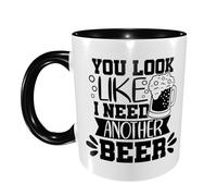 Taza Café Pareces Que Necesito Cerveza De Cerámica Regalo Personalizado Tazas Desayuno Divertido Regalo Original Tazas Graciosas 11Oz