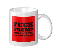 Taza Café Que Le Jodan A Trump Y A La Mierda Con Tu Voto Con Asa Taza Desayuno Colorido Tazas De Desayuno Para Espresso Decorar Oficina