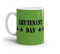 Taza Café Teniente Dan Vintage Taza De Cerámica Colorido Mug Coffee Para Leche Espresso Familiare