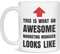 Taza Café Voici À Quoi Ressemble Un Excellent Responsable Marketing Resistente Taza De Café Divertido Taza De Porcelana Para Oficina Té Decorar