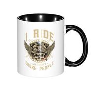 Taza Café Yo Uso Motocicletas Para No Estrangular A La Gente Apta Para Microondas Regalo Personalizado Tazas Desayuno Divertido Regalo Para Jubilación Tazas Graciosas 11Oz