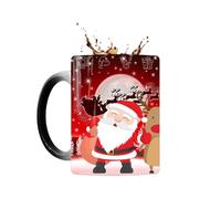 Taza cambiante de color de Navidad,Navidad color cambiante tazas | Cerámica | taza de agua | Tazas mágicas que cambian de color sensibles al calor, taza divertida para Navidad