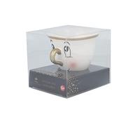 TAZA CERAMICA 3D 190 ML EN CAJA REGALO CHIP LA BELLA Y LA BESTIA
