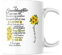 Taza Cerámica À Ma Petite-Fille, De La Part De Grand-Mère Minimalista Taza De Café De Cerámica Elegancia Tazas De Desayuno Para Leche Espresso Té