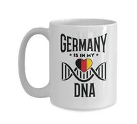 Taza Cerámica Alemania En Mi Adn Ascendencia Nativa Alemana Resistente Taza De Cerámica Diseño Taza De Porcelana Para Té Leche Espresso
