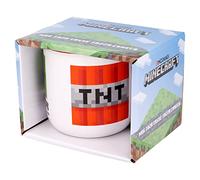 TAZA CERAMICA DESAYUNO 400 ML EN CAJA REGALO MINECRAFT
