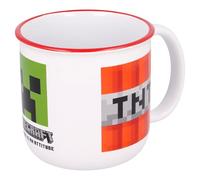 TAZA CERAMICA DESAYUNO 400 ML EN CAJA REGALO MINECRAFT