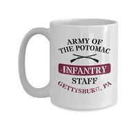 Taza Cerámica Ejército De La Guerra Civil De Infantería Del Potomac Batalla De Gettysburg Personalizada Taza Desayuno Divertido Mug Para Recuerdos Familiare Oficina