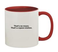 Taza Cerámica Eso No Es Una Luna. Es Una Estación Espacial. Con Asa Taza Café Resistente Taza De Porcelana Para Amiga Oficina Familiare