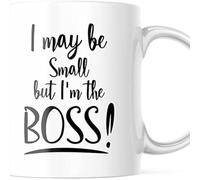 Taza Cerámica Je Suis Peut-Être Petite, Mais C'Est Moi Le Patron Pour Elle M639 Divertido Taza Café Resistente Mug Para Té Amiga Oficina