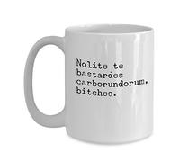 Taza Cerámica La Criada - No Dejes Que Los Bastardos Te Depriman Personalizada Taza Café Minimalista Mug Coffee Para Espresso Oficina Leche