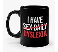 Taza Cerámica La Próxima Vez Que Tenga Sexo A Diario Dislexia Concientización Sobre La Dislexia (Negro) Resistente Taza Desayuno Diseño Mug Coffee Para Decorar Leche Recuerdos