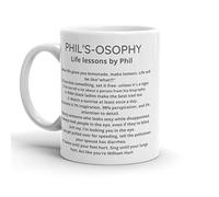 Taza Cerámica Lecciones De Vida De La Filosofía Diseño Taza Café Con Asa Taza De Porcelana Para Amiga Recuerdos Oficina