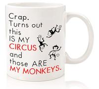 Taza Cerámica Mince Alors ! Il S'Avère Que C'Est Mon Cirque. Colorido Taza De Café De Cerámica Con Asa Tazas De Desayuno Para Oficina Decorar Leche