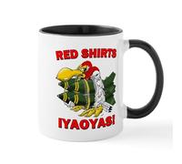 Taza Cerámica Ordenanza De Camisas Rojas Iyaoyas Vintage Taza De Café De Cerámica Con Asa Mug Coffee Para Té Espresso Oficina
