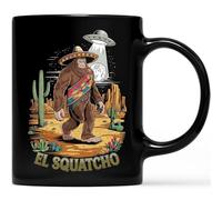 Taza Cerámica Ovni Del Desierto, Pie Grande Y Extraterrestre Sasquatch Vintage Taza Desayuno Elegancia Mug Coffee Para Oficina Té Decorar