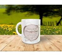 Taza cerámica personalizada 084 "Procafestinar" 350 ml, El juego de palabras que te representa día a día: No puedes hacer nada hasta que no te tomas un café