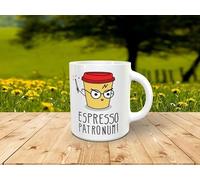 Taza cerámica personalizada 087 "Expresso Patronum" 350ml, para que tu café sea mágico y no empieces el día como un sucio muggle. No seas sangre sucia y llevate esta increible taza