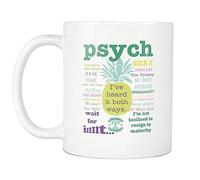 Taza Cerámica Psych, C'Est Nul, J'Ai Entendu Les Deux Versions. Divertido Taza De Café Diseño Mug Para Decorar Recuerdos Té
