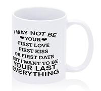 Taza Cerámica Puede Que No Sea Tu Primer Amor Primer Beso Buenos Días Motivación Colorido Taza Desayuno Divertido Tazas De Desayuno Para Decorar Espresso Familiare