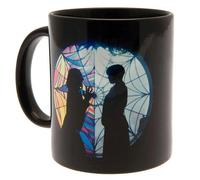 Taza cerámica Pyramid Wednesday 315 ml negra apta microondas y lavavajillas