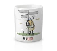 Taza cerámica Regalo Original Amor y Amistad. Resistente 100% al microondas y lavavajillas. Taza con Frase Bala perdida